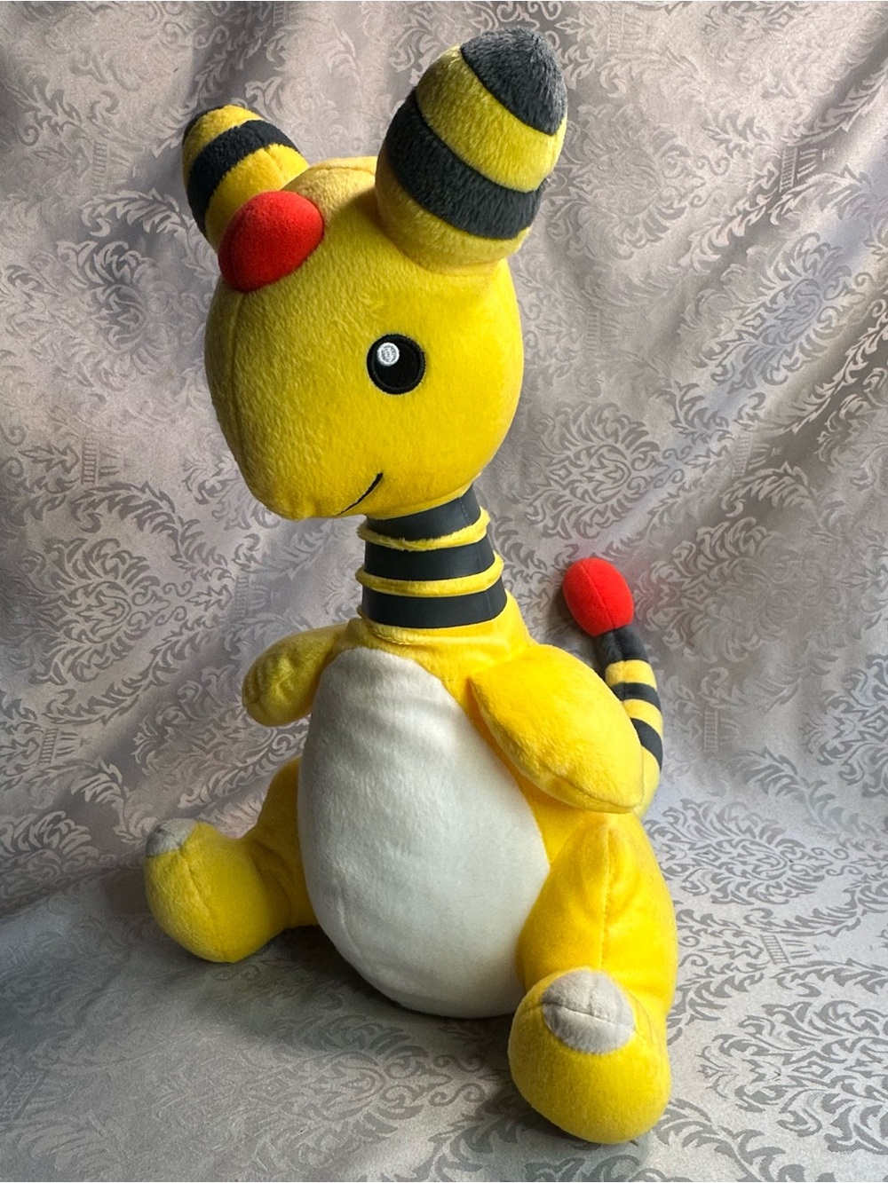 Pokemon Large Ampharos Plush Toy Banpresto Bandai 16”